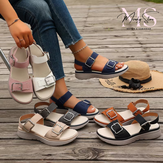 Sandalias Ortopédicas AMARA COMFORT (Calidad CUERO 💯)