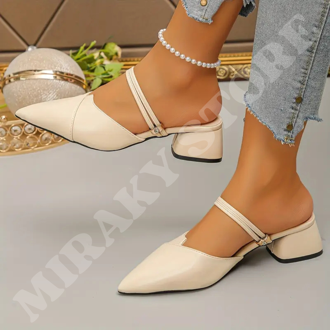 ZAPATILLAS DIOR😍✅ (PUNTA FINA, TACÓN MEDIO)👠